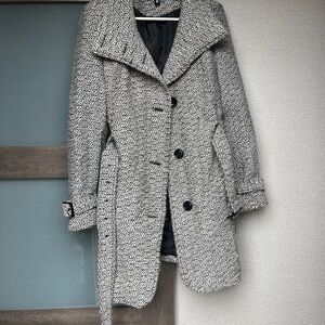 Worthington Black and White Pea Coat